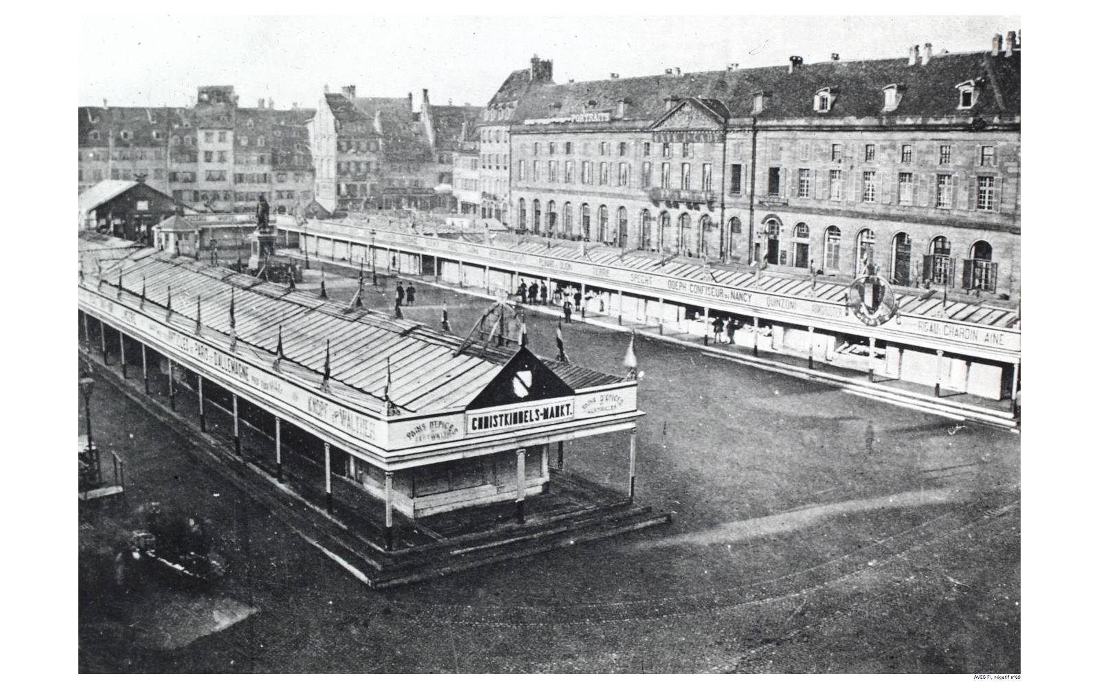 En 1863, le Christkindelsmärik s’installe Place Kléber